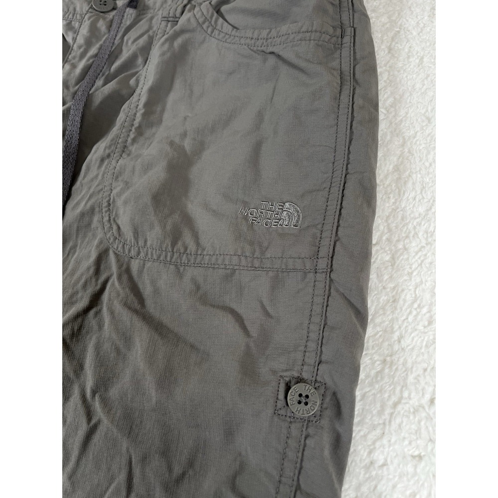 The North Face Gray Utility Pockets Hiking Camping Shorts Women's Sz 14 36x10 - Picture 3 of 10